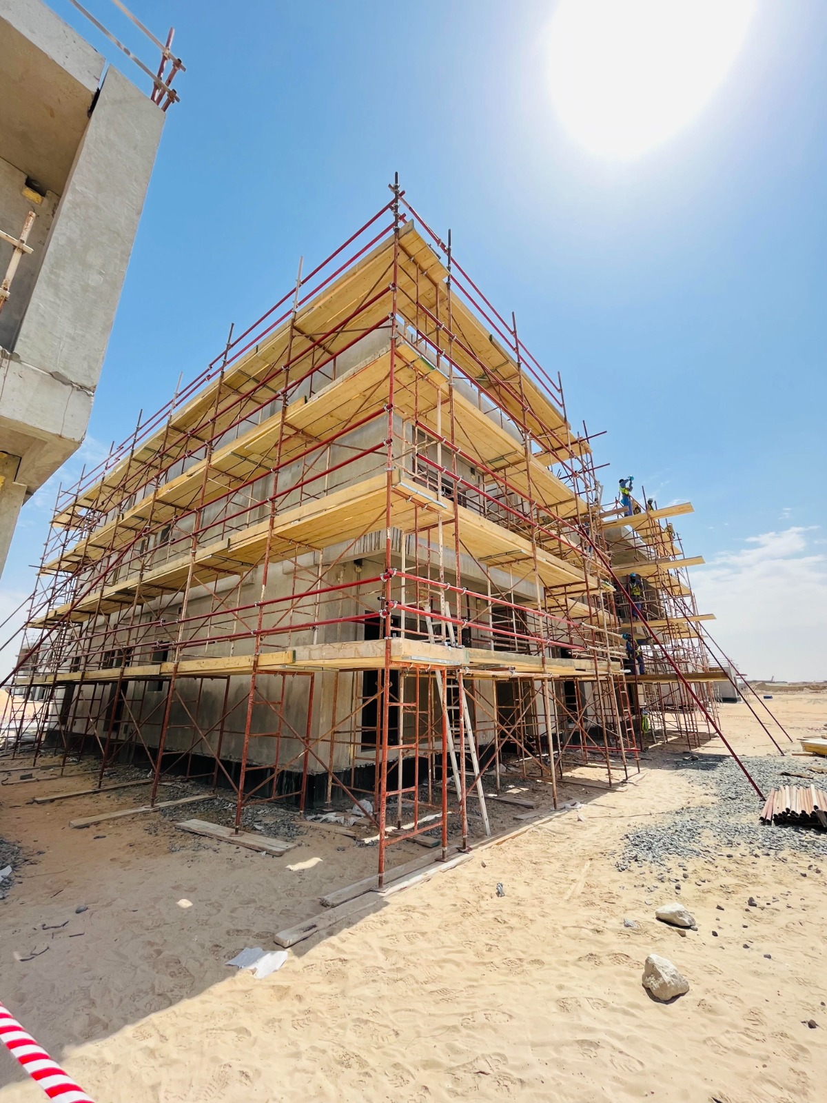 Construction and renovation webflow template sample image